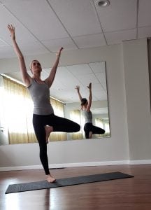 Kelly Falk Yoga Pose