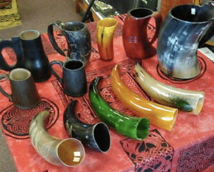 Viking drinking horns