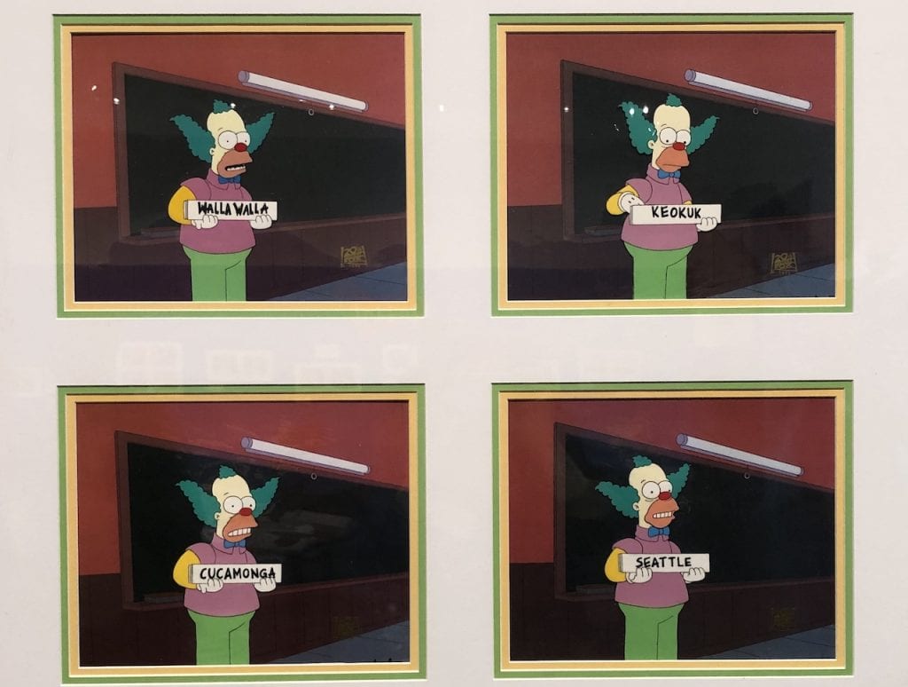 The Simpsons Exhibit at Tacoma Art Museum