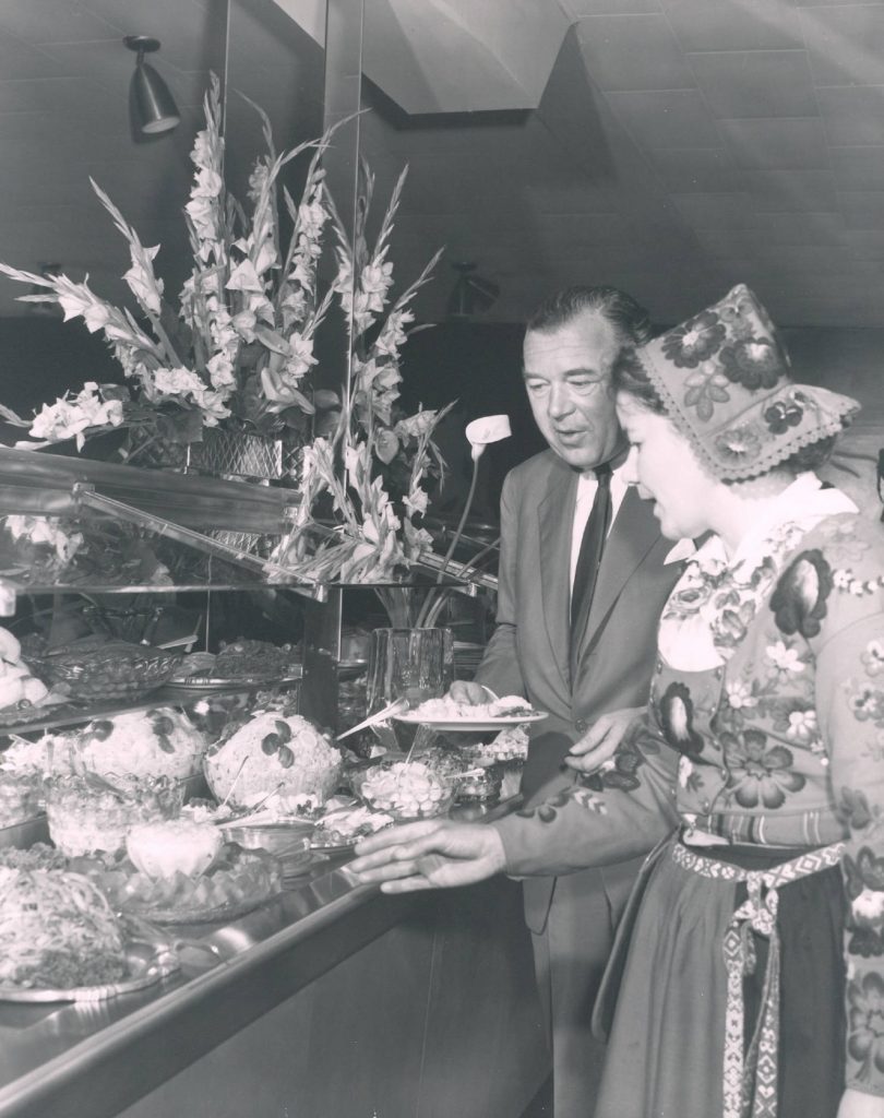 Sweden's Prince Bertil visits Lakewood in 1958
