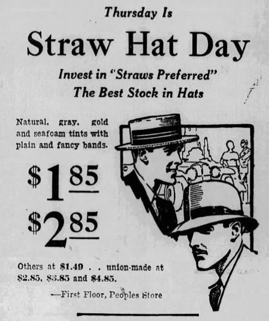 Straw Hat Day Tacoma