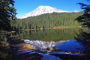 Rainier Reflection Lake near Paradise