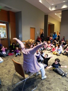 Children enjoy story time at Puyallup Public Library.