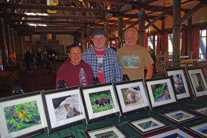 Donovan Preiser with his mom and dad at Mt. Rainier Paradise Inn.