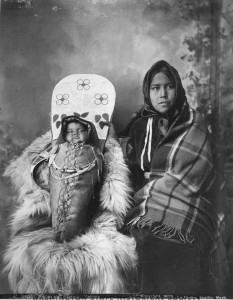 "Mother and Papoose", Frank La Roche 1889. Photo courtesy of the Washington State Historical Society.