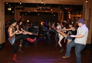 Line dancing is a crowd favorite at Steel Creek. Photo courtesy of Brad Harper.
