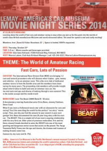 Movie Night  @ Club Auto Kirkland | Kirkland | Washington | United States