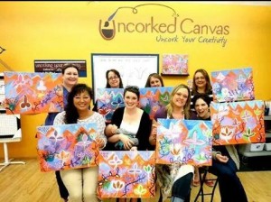 Creativity and wine are both on the menu at Uncorked Canvas. 