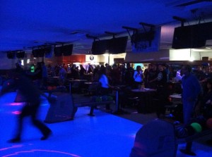 Glow Bowling is a late night favorite at Chalet Bowl.