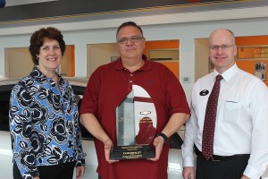 A state and national leader in customer retention and new Chevrolet sales, Sunset Chevrolet owner, Phil Mitchell, has been honored with countless awards, including the Mark of Excellence Award featured here. 