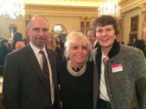 Rock Hushka, Tacoma Art Museum’s chief curator, Camille Patha, Seattle-area artist, and Stephanie Stebich, director of Tacoma Art Museum, in Washington DC for Art in Embassies awards luncheon.