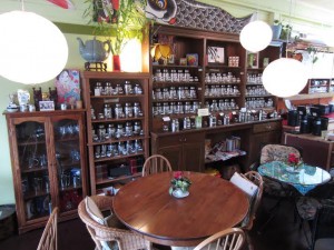 The Vashon Island shop boasts bulk tea in a tranquil space. Photo courtesy of the Vashon Tea Shop.