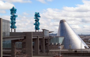 The Museum of Glass, Tacoma Art Museum, and Washington State History Museum are all conveniently located in downtown. Courtesy of Museum of Glass.