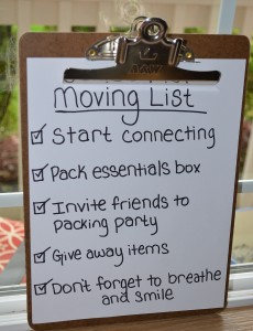 Moving list