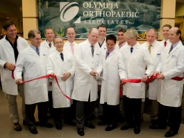 Oly Ortho Westside Clinic ribbon cutting ceremony.