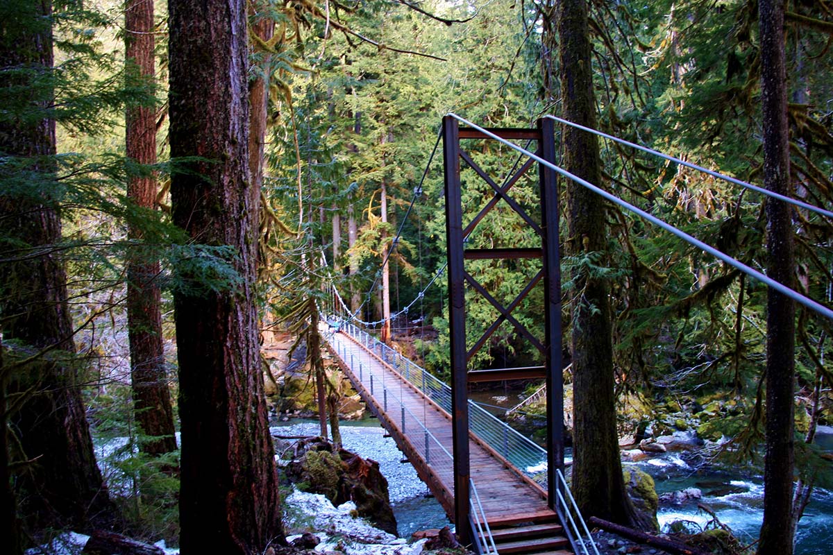 Take a Summer Hike or Trail Run to Mima Falls. 