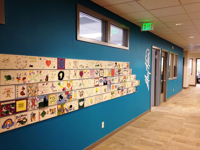 Interior of Pierce County AIDS Foundation building.