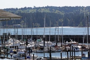 The Poulsbo Marina is one of the most popular places for boaters to visit in Puget Sound.