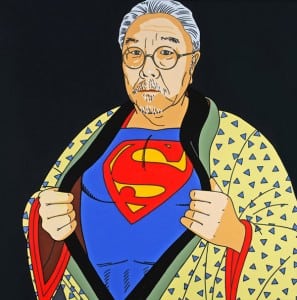 Roger Shimomura's "An American Knockoff" will be on display at Tacoma Art Museum  from June 20 through September 13, 2015. Image courtesy of Tacoma Art Museum. 