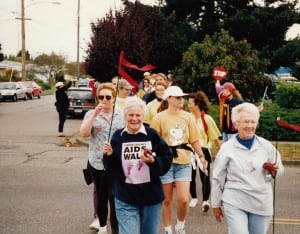 Walkers 1996 aids walk