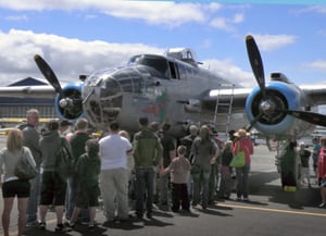 wings and wheels B 25