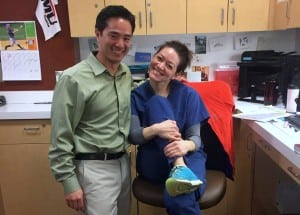 Dr. Tracy Hamblin joined Dr. Vu in Oly Ortho’s Sports Medicine Clinic last fall and will continue to partner with area schools this fall.
