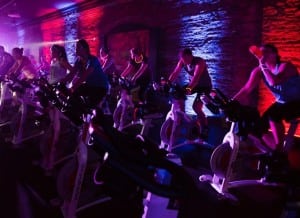 Classes fill up fast at Tacoma's first indoor cycling studio. Photo credit: The Handlebar Cycling Studio.