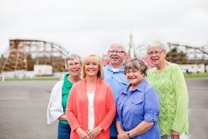 Pat Carney, Val Offenbecher, Larry Carney, Carrie Boulet and Mary Kohli. Photo courtesy of Wesley Homes.