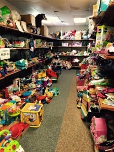 The Public Works Department estimates that Tacoma's Toy Rescue Mission has refurbished more than 240 tons of toys since 1995, diverting waste from landfills, reducing air emissions and water waterborne wastes. Photo courtesy: Tacoma Toy Rescue Mission. 