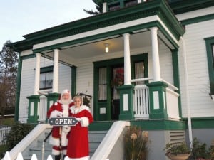 Santa likes some quiet time and will be having tea with Mrs. Clause at the Browns Point Lighthouse. Photo Courtesy: Points North East Historical Society.