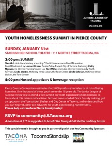 Community Summit on Youth Homelessness @ Stadium High School Theatre | Tacoma | Washington | United States