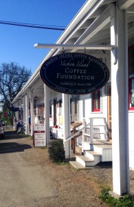 Grab a coffee and a history lesson at Vashon Island Coffee Roasterie. This bustling coffee shop is located in an historic building that doubles as a museum.