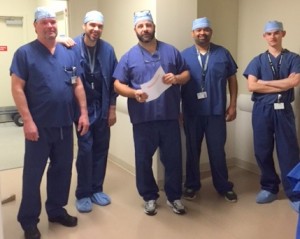 The surgical team at the OOA outpatient surgery center has been successfully serving outpatient total joint patients for over a year.
