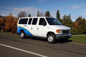 Starting in 2016 Pierce Transit is beginning the Care-a-Van program, which transfers retiring vehicles to qualifying not-for-profit organizations that provide rides and services for people with special needs. Photo courtesy: Pierce Transit. 