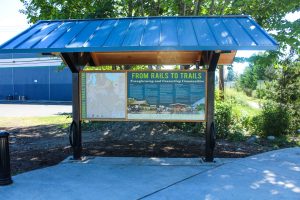 Tour De Lacey Rails to Trails Map at Tail Junction