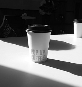Pop up coffee