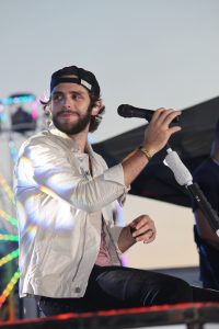 At the 2014 Grays Harbor County Fair, then rising star, singer and songwriter Thomas Rhett performed on the main stage. Photo courtesy: Grays Harbor County Fair.