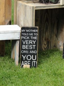 Rustic Hut sign