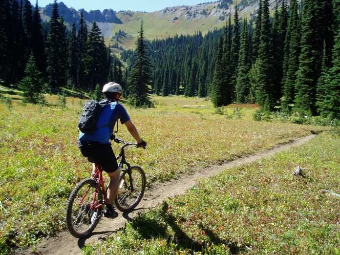 Crystal Mountain bike riding