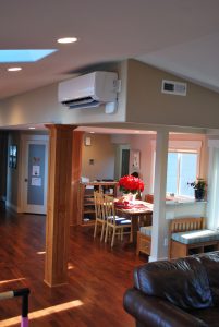 Ductless heating and cooling