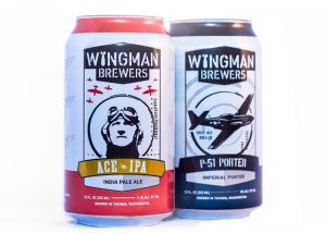 Canned Wingman Beer