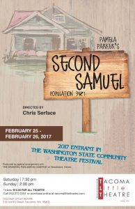 Tacoma Little Theatre Presents: Second Samuel @ Tacoma Little Theater | Tacoma | Washington | United States