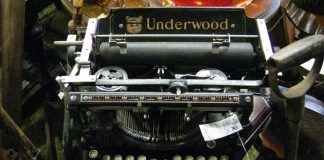 Antique typewriter