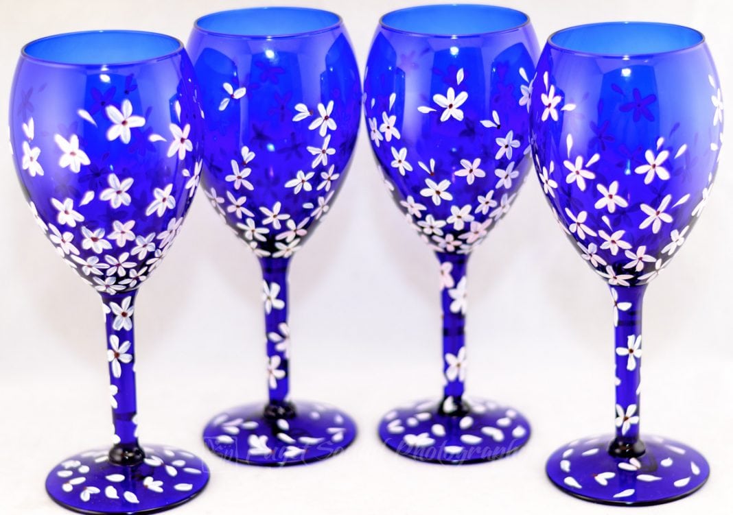 Cosmic Spark Designs Wine Glasses