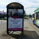 Pierce Transit Lyft Bus Stop Ad