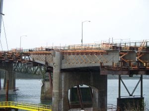 Manette Bridge in Progress