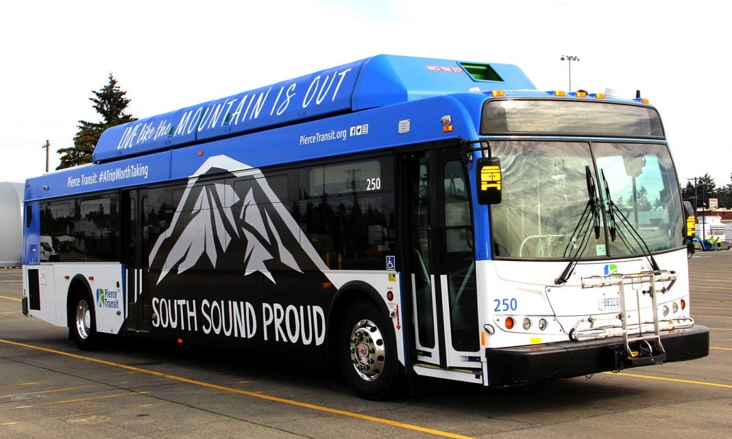 Pierce Transit South Sound Wrapped Bus