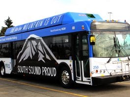 Pierce Transit South Sound Wrapped Bus