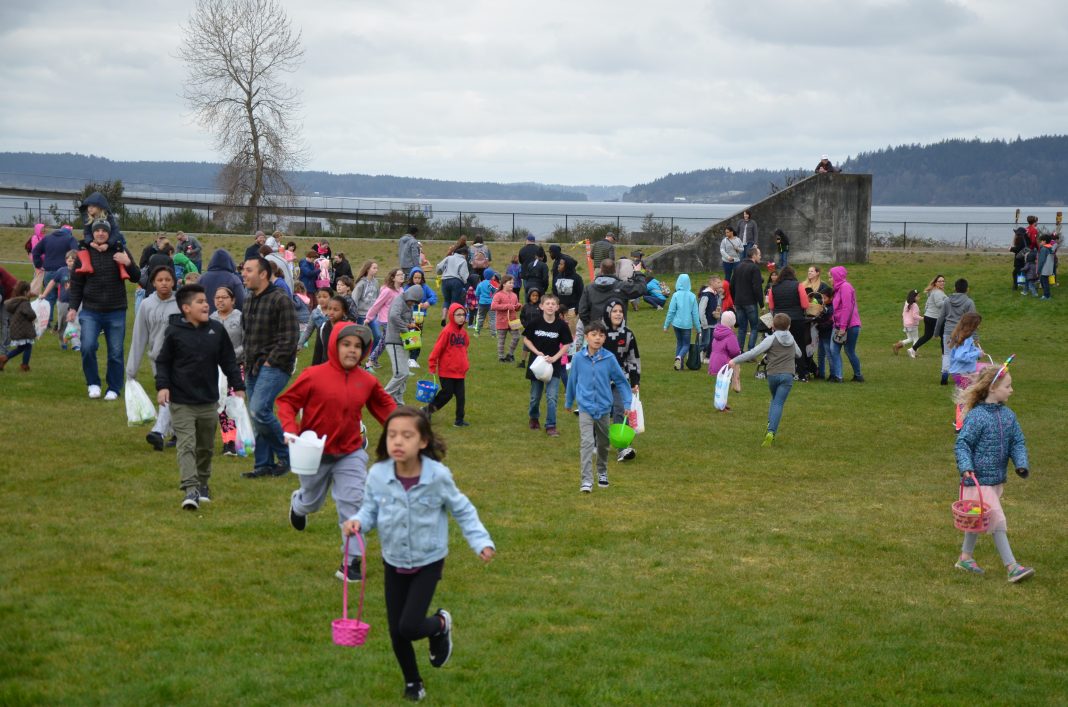 Easter egg hunt Chambers Bay