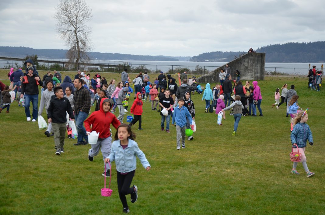 Easter egg hunt Chambers Bay